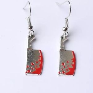 2/$15 - Bloody cleaver earrings